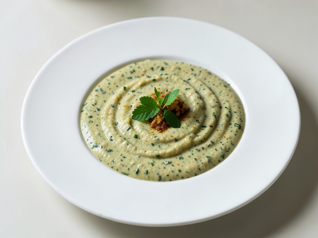 Soupe crémeuse à la courgette