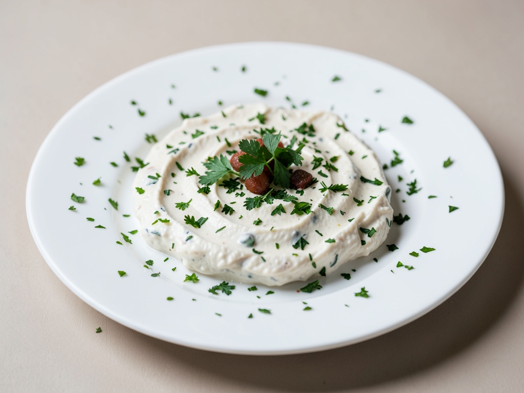 Dip cremoso al formaggio fresco con erbe fresche