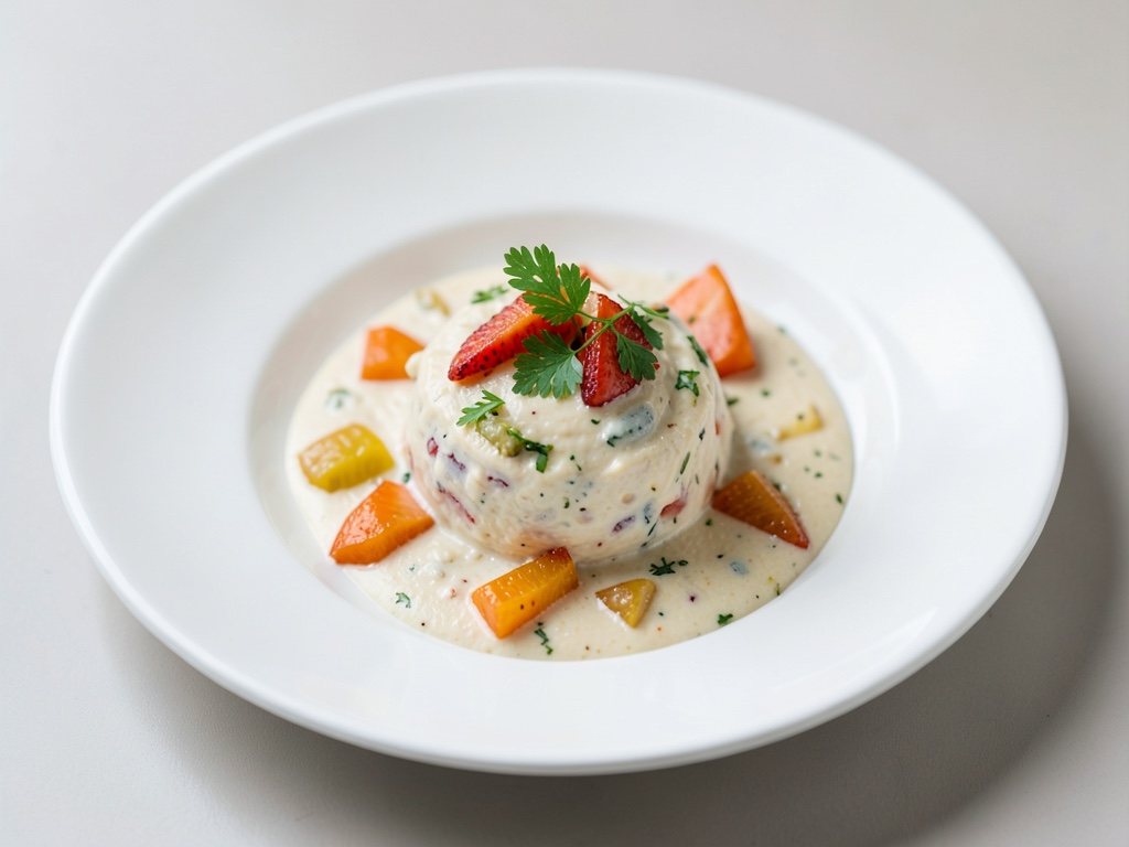 Cremiger Quark mit Früchten