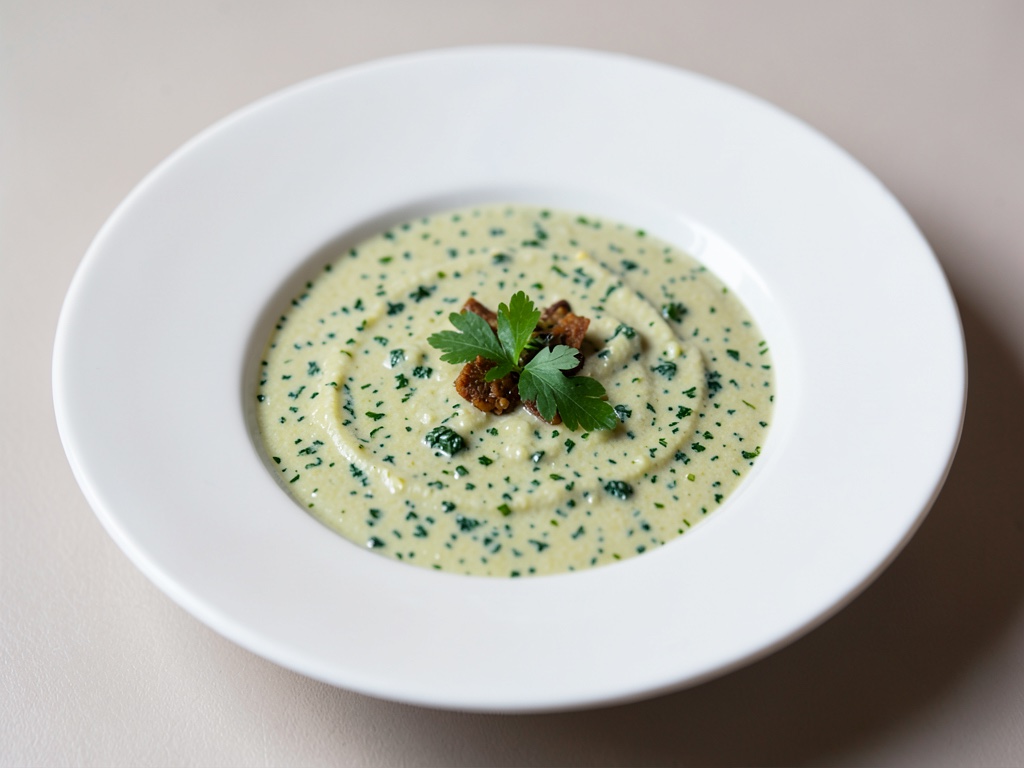 Zuppa cremosa di crescione