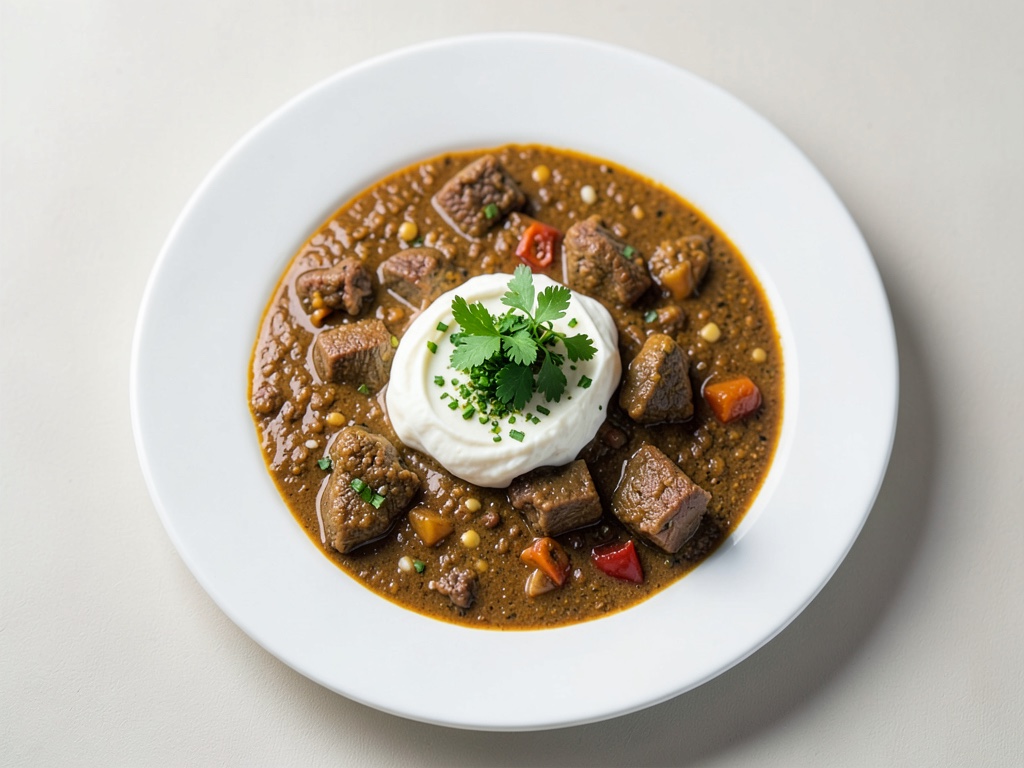 Creoso curry di manzo indiano