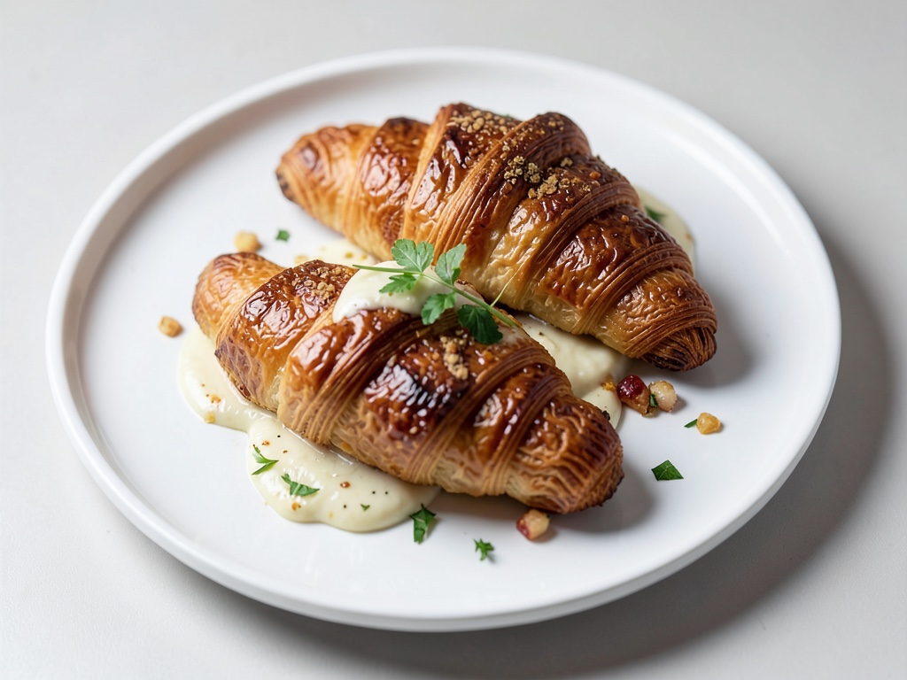 Croissants de masa casera