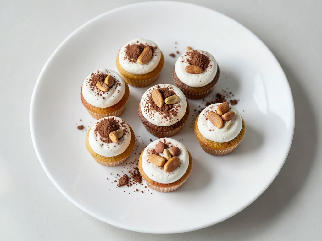 Schoko-Cupcakes mit Marshmallow-Wolken