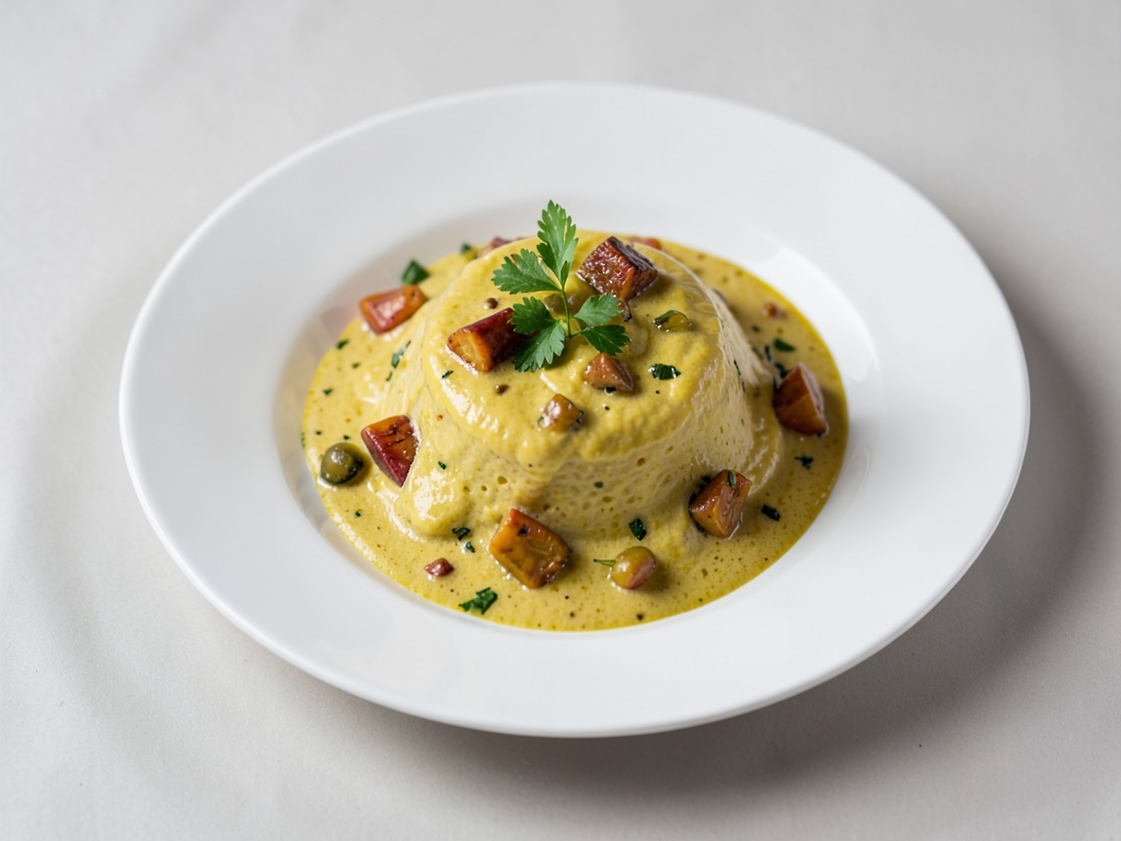 Fondue cremoso al curry e cocco