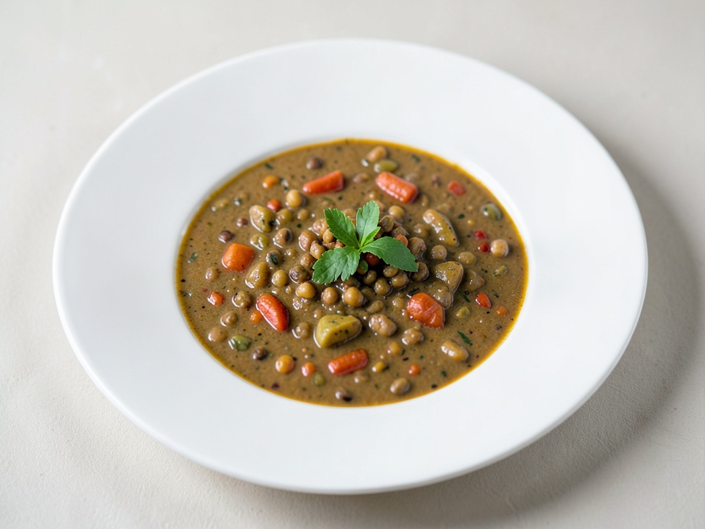 Zuppa di curry alle lenticchie speziate