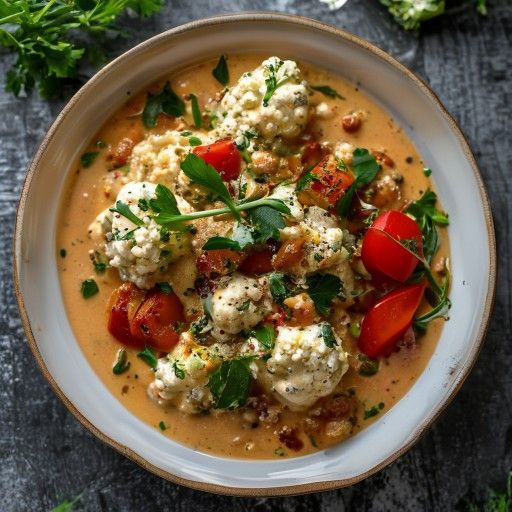 Curry cremoso con cavolfiore