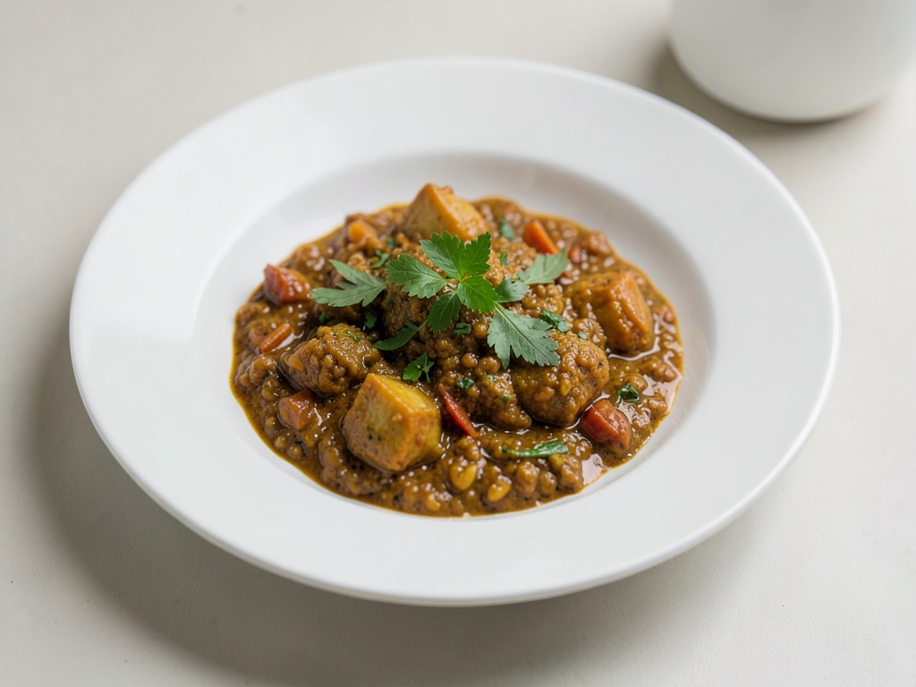 Curry di merluzzo indiano