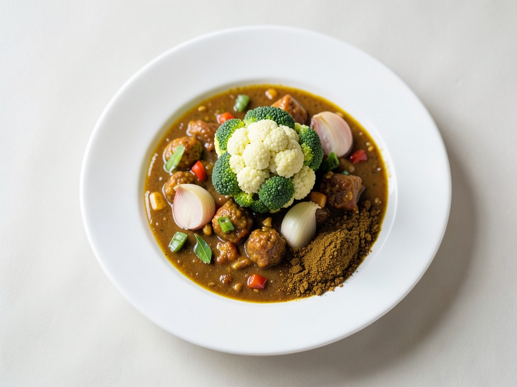 Creamy Curry Cabbage with Peanuts
