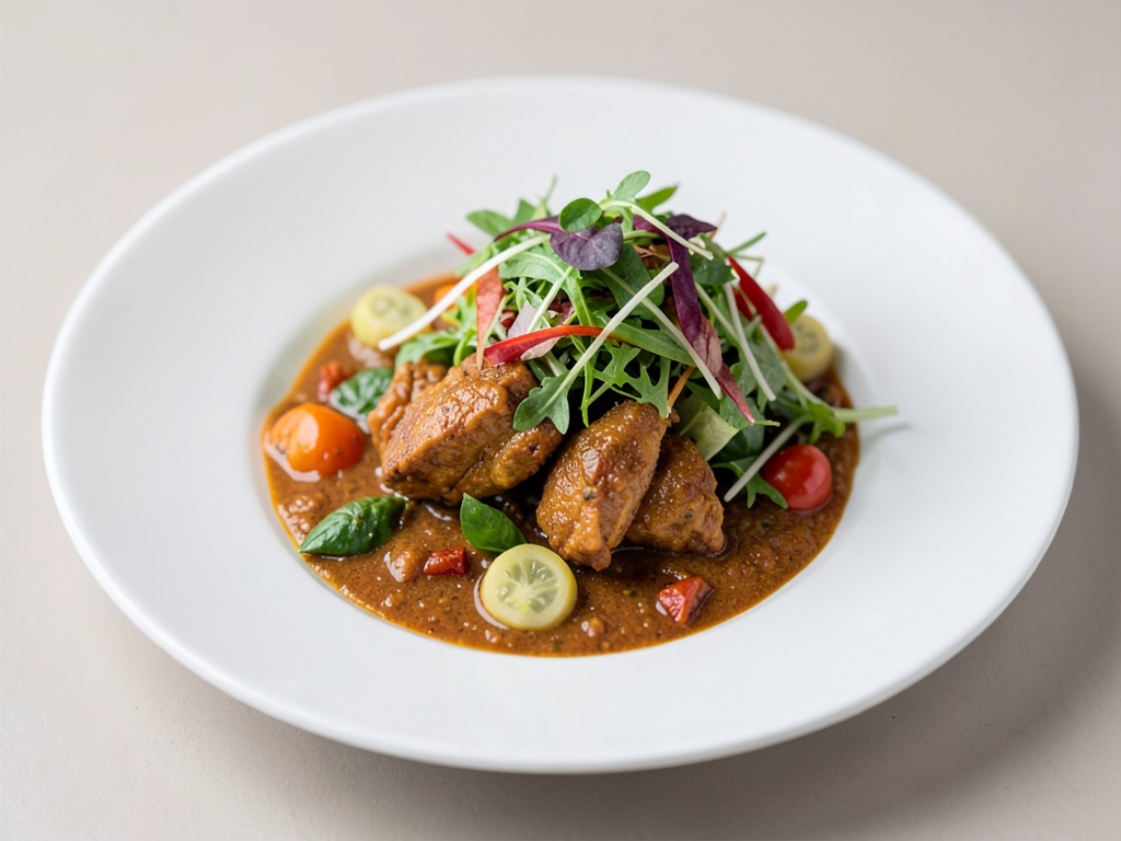Insalata di pollo al curry