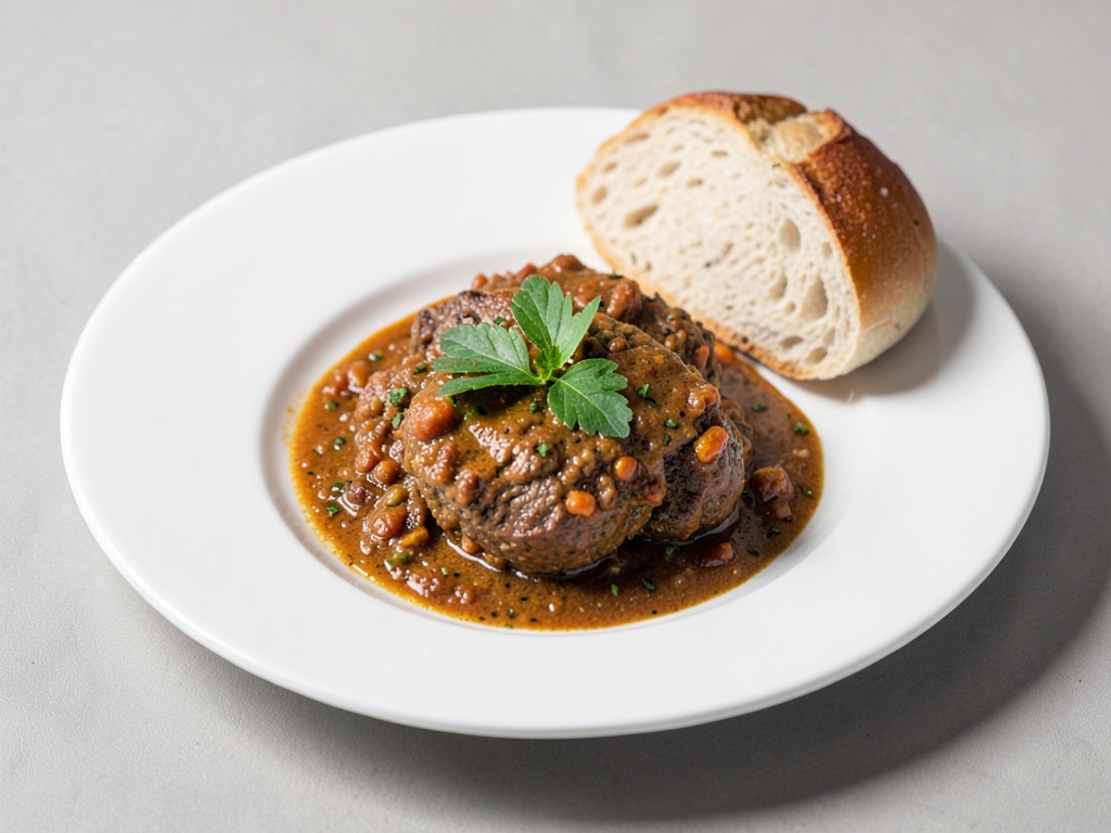 Salchicha curry con panecillos