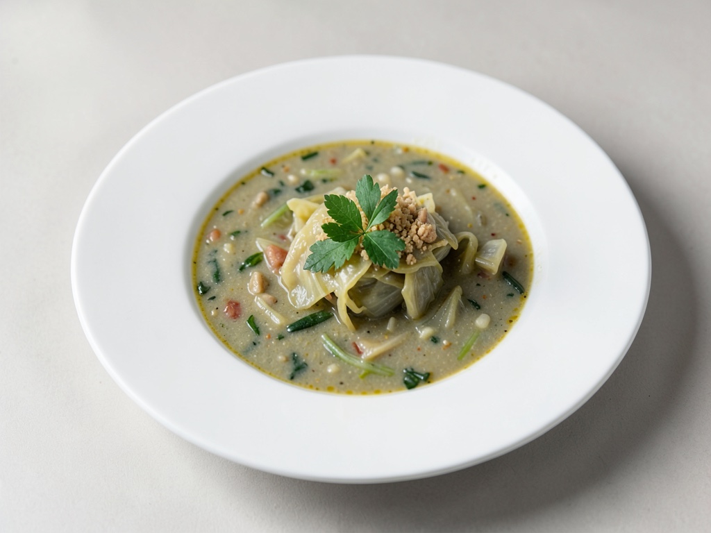 Zuppa di cavolo saporita