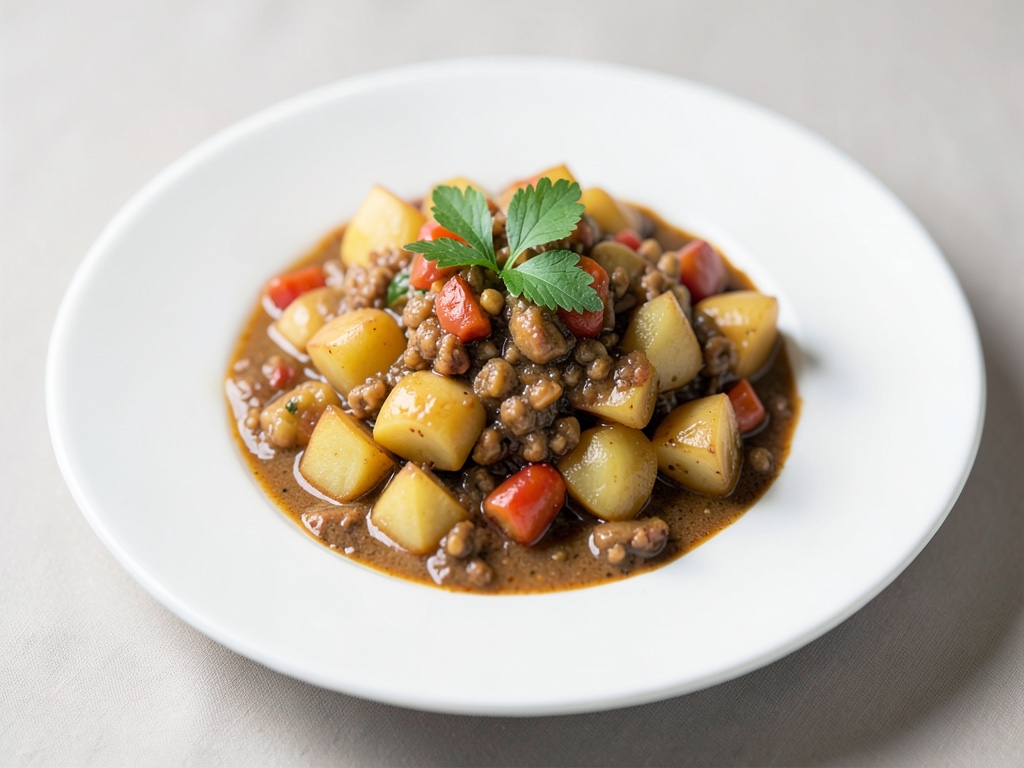Gulasco di patate saporito