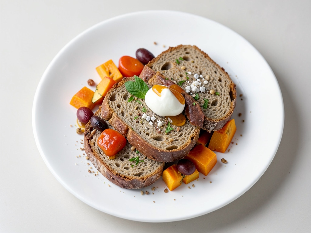 Pane croccante di farro e avena con zucca