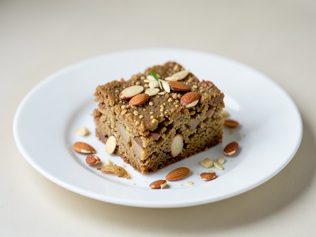 Saftiger Dinkel-Apfel-Kuchen mit Mandeln