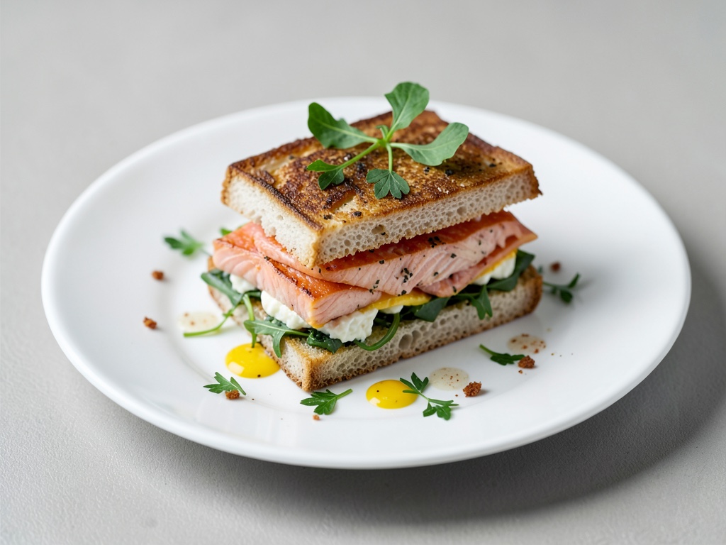 Doppio Sandwich Salmone-Uovo