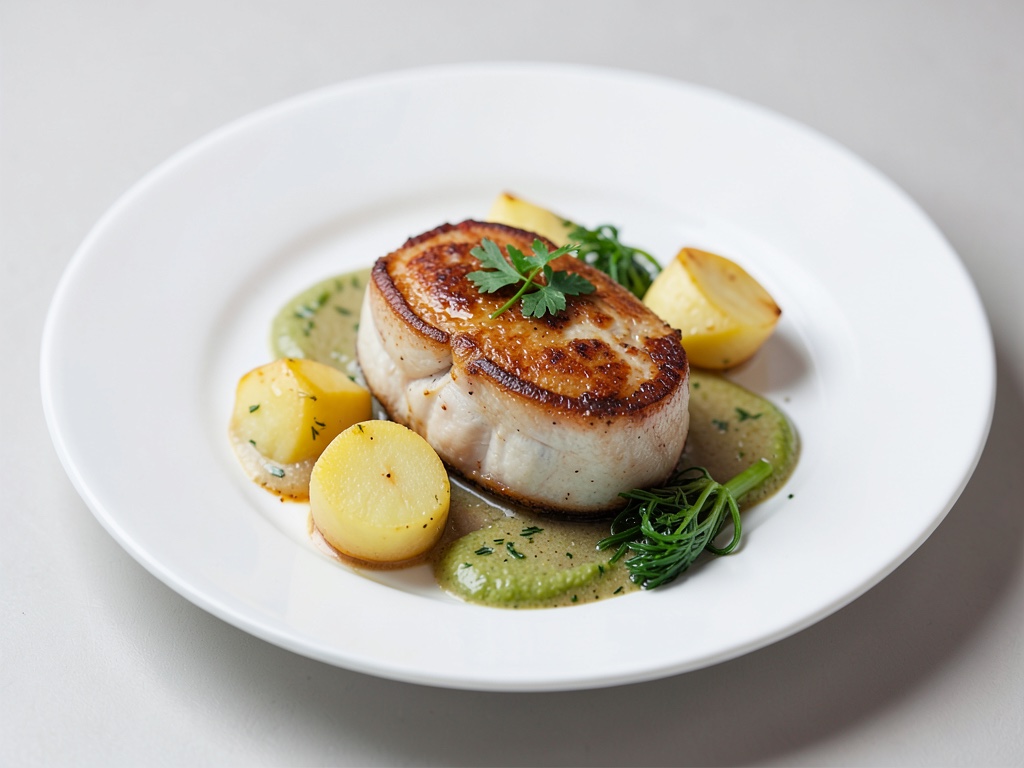 Orata al forno con patate e finocchi