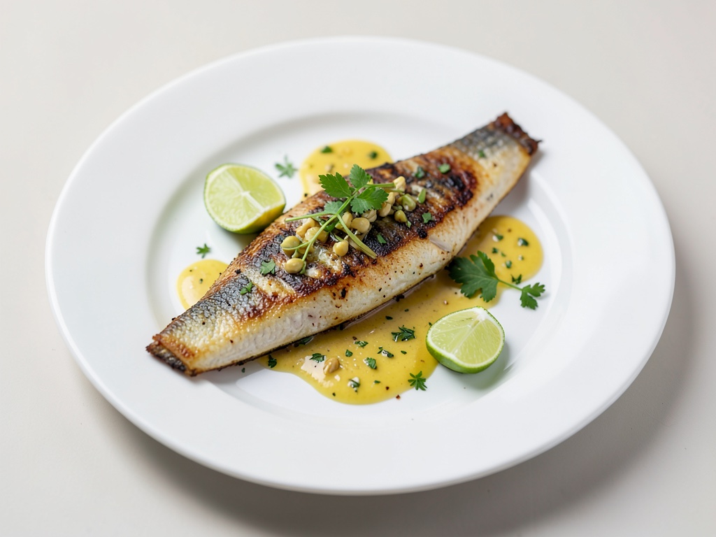 Dorate alla griglia con marinata al lime e aglio