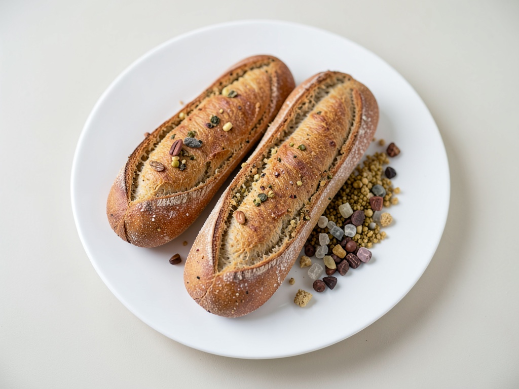 Baguette croccanti al segale integrale