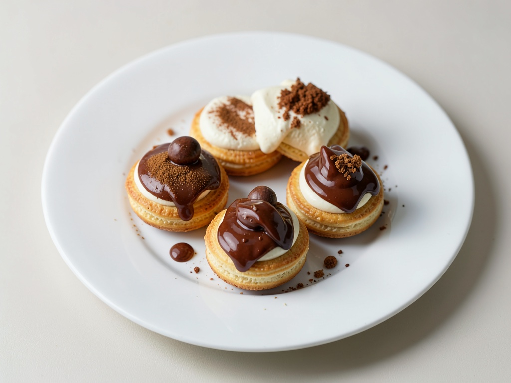 Kaffee-Karamell-Eclairs