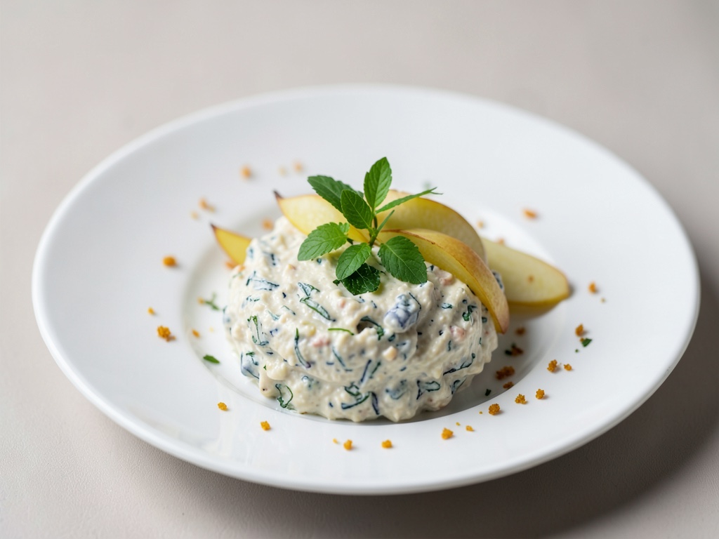 Dip crémeux au fromage bleu et poire