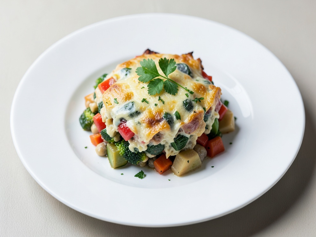 Torta di verdure e uova