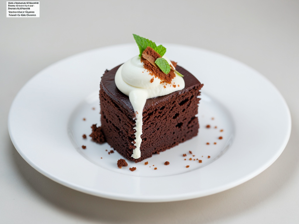 Torta al cioccolato con crema alla vaniglia