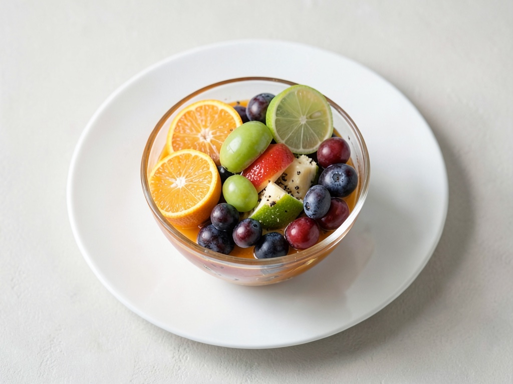 Leichte Obstbowle
