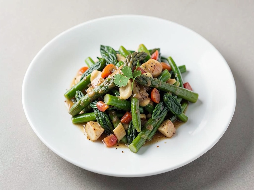 Salade d'asperges simple