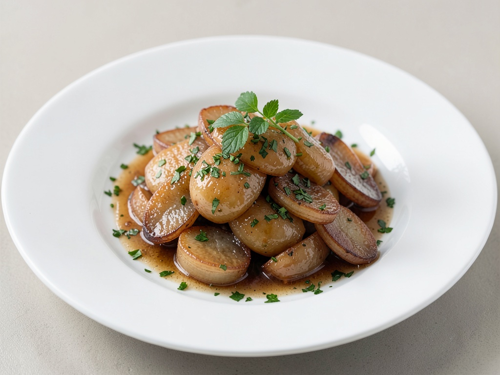 Süß-säuerliche eingelegte Zwiebeln mit Kräutern