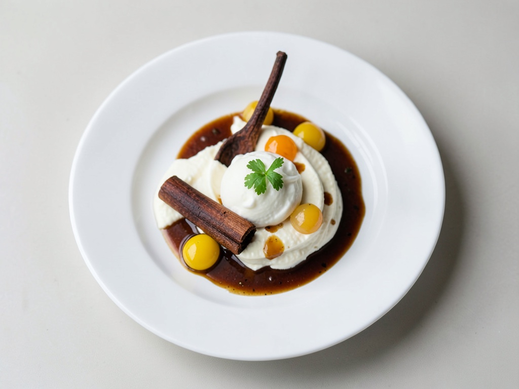 Lakritz-Eis am Stiel mit Vanillecreme