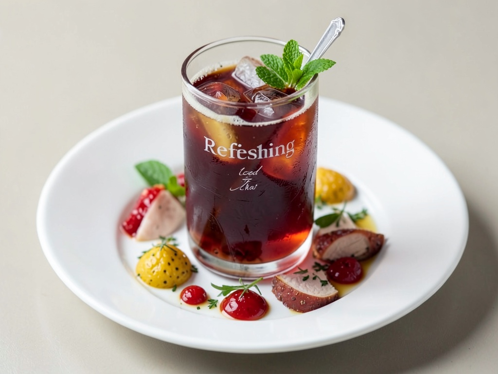 Erfrischender Eistee mit Alkohol