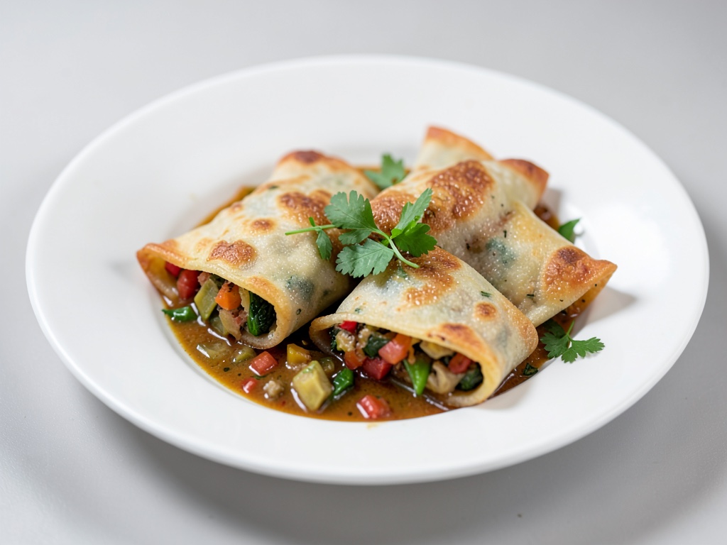 Empanadas di verdure con pasta lievitata