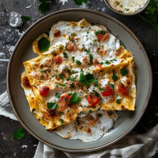 Enchiladas di verdure con dip di formaggio fresco