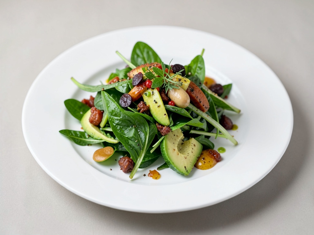 Insalata fresca di cicoria con avocado