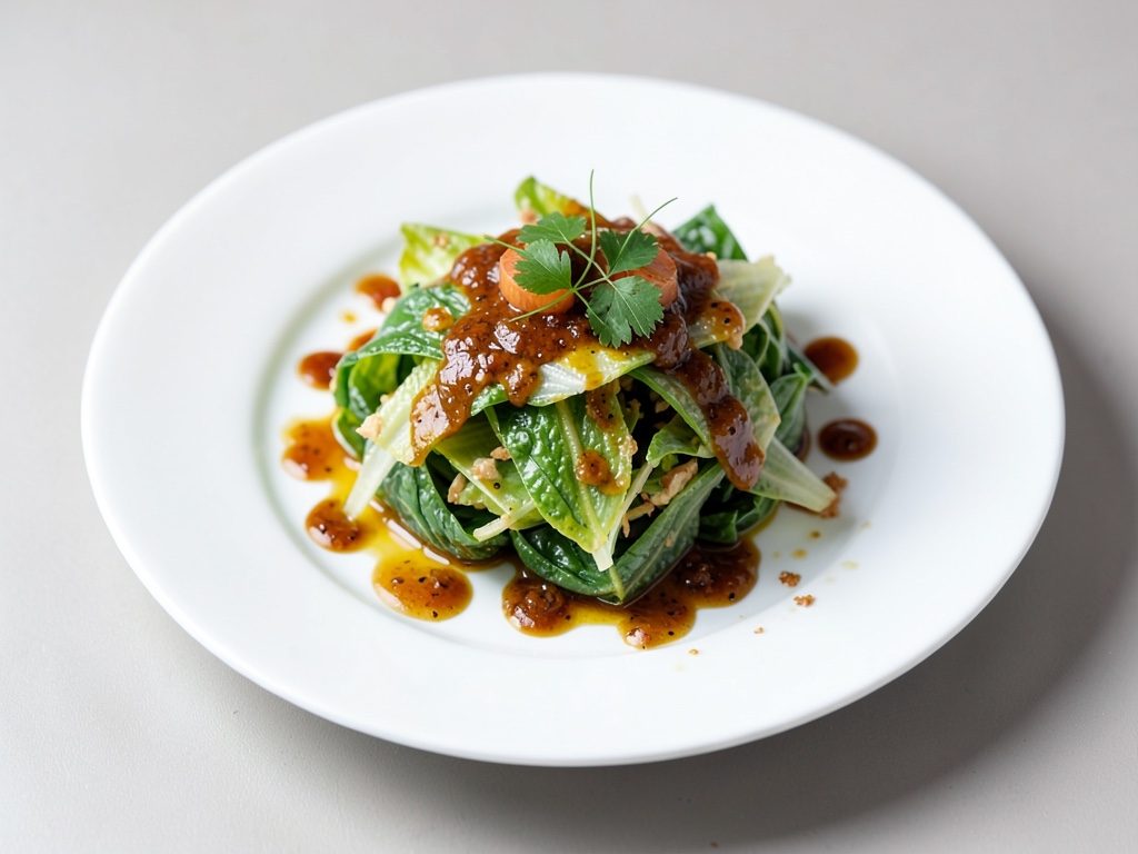 Insalata croccante di cicoria con vinaigrette