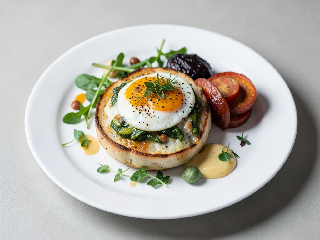 Desayuno inglés vegetariano