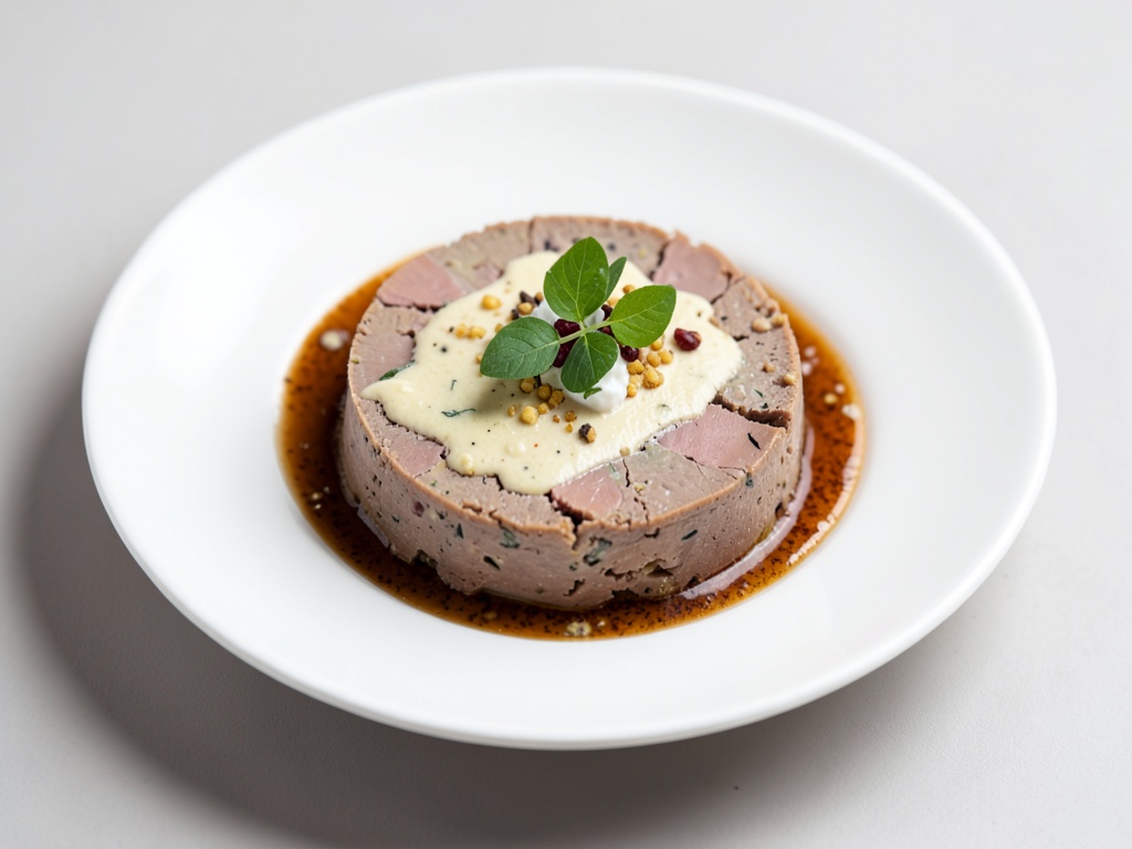 Terrina cremosa di fegato d'anatra con marinatura al sherry