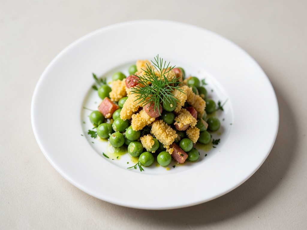 Gnocchi croccanti con aneto fresco