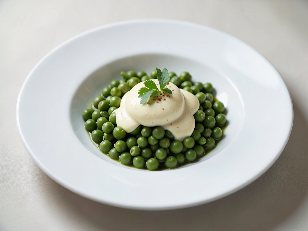 Piselli con salsa olandese