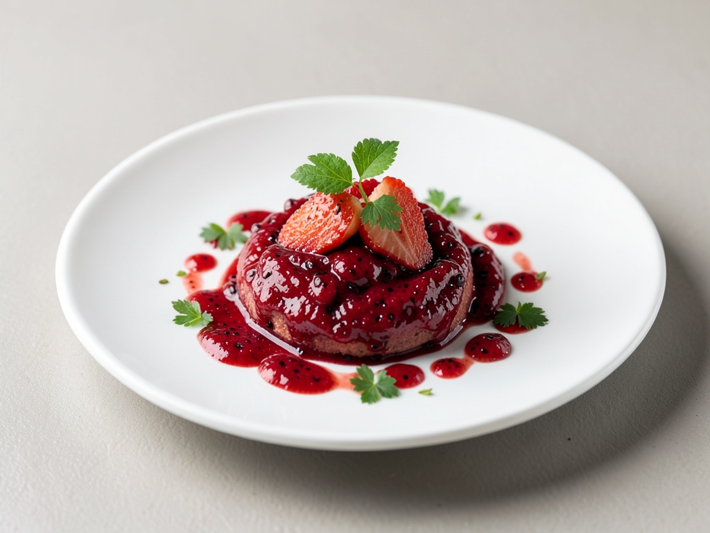 Confiture fraîche de fraises et graines de chia