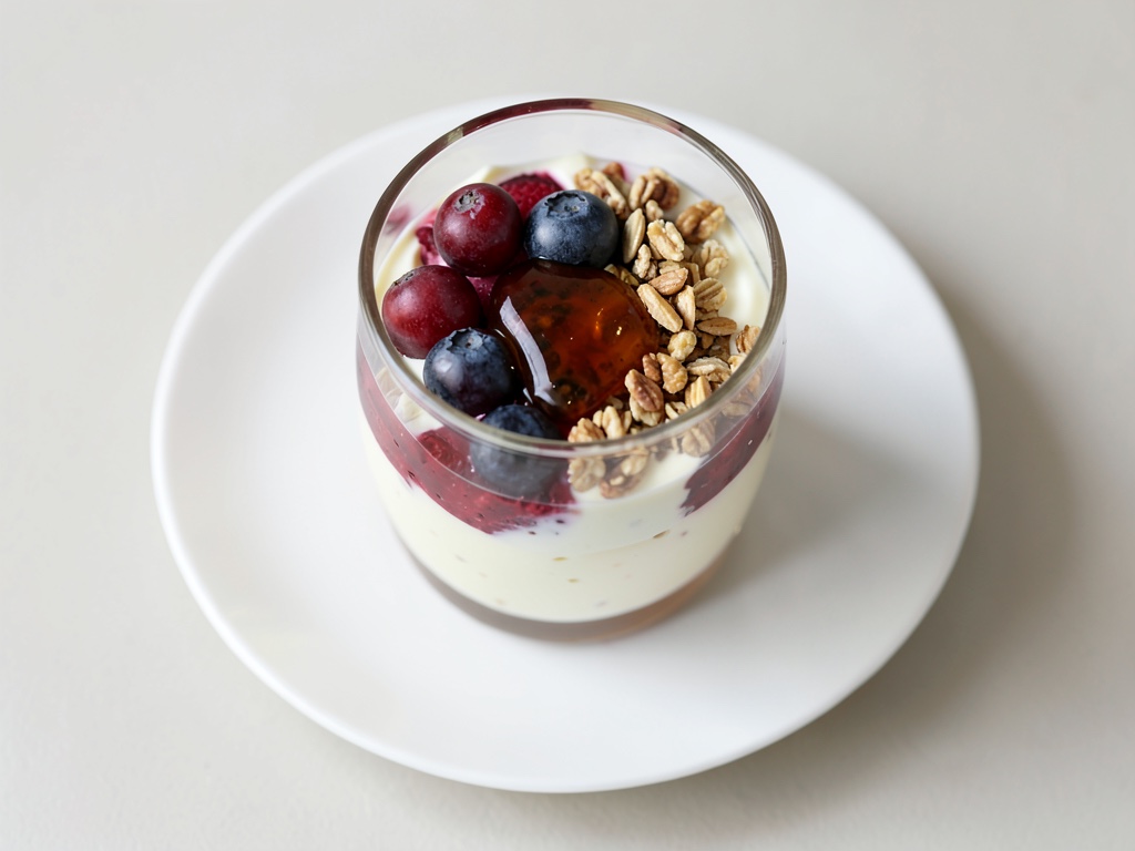 Erdbeer-Joghurt-Dessert im Glas