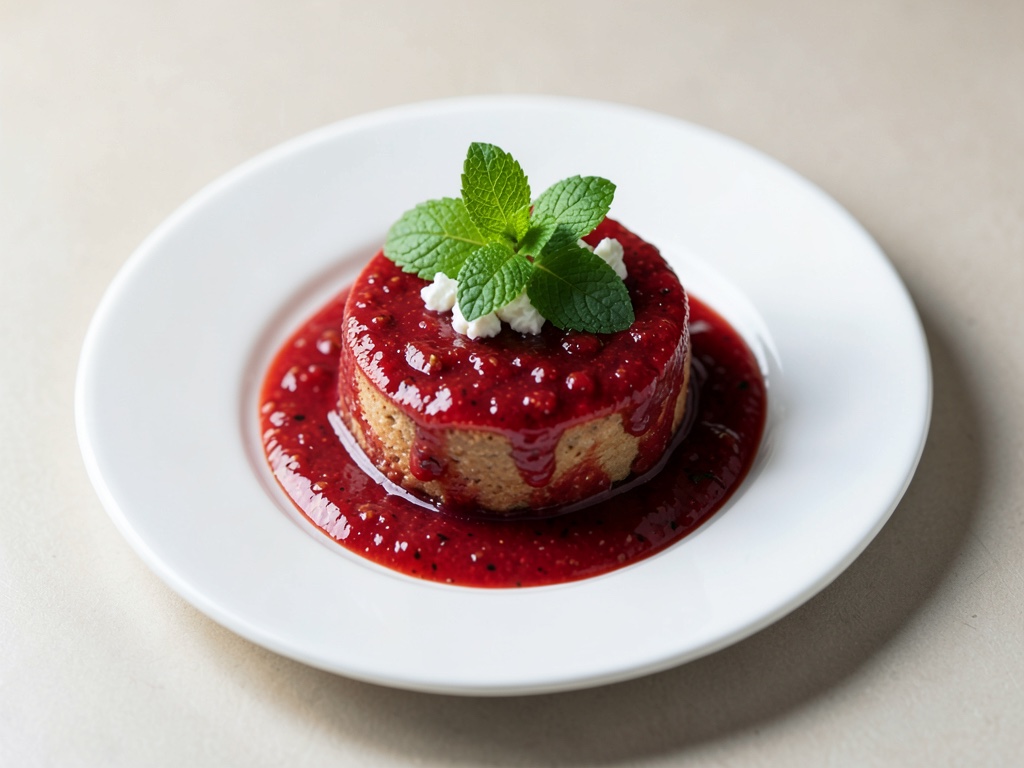 Marmellata fresca di fragole e menta