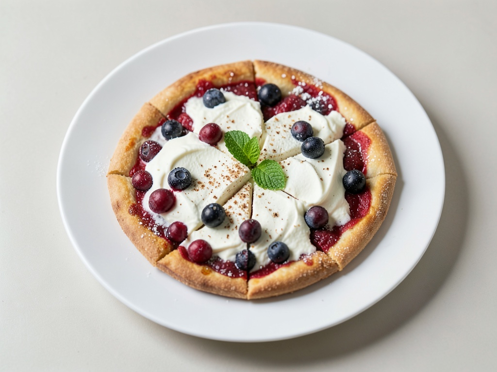 Erdbeer-Pizza (Blechkuchen mit Sahnecreme und Erdbeeren)