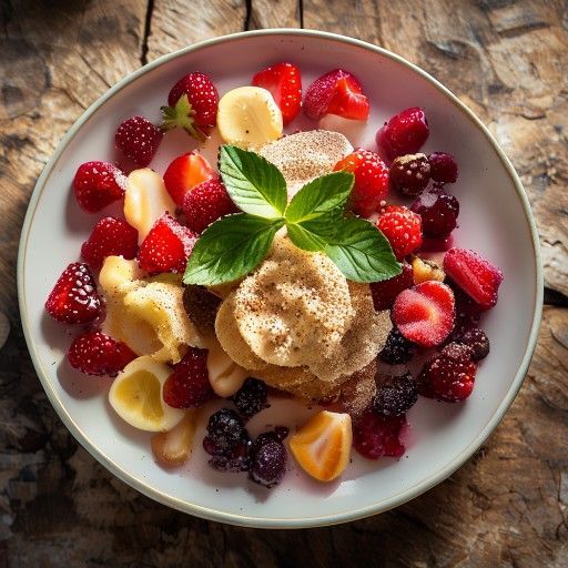 Composta fruttata di fragole e rabarbo