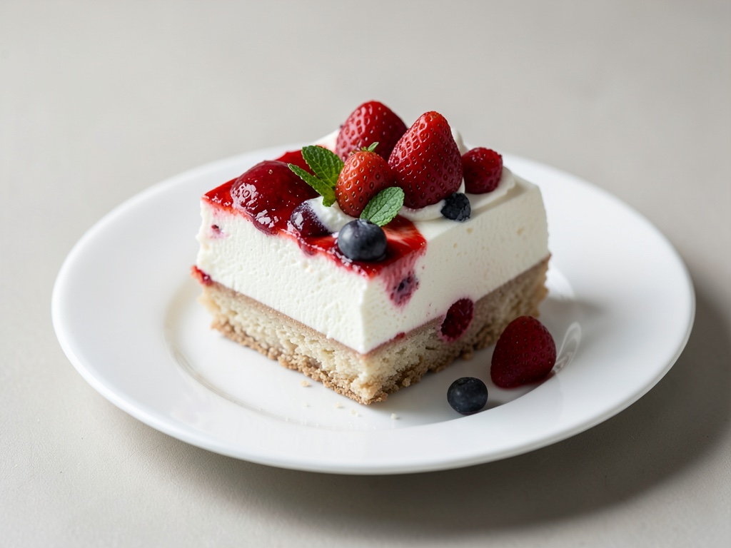 Erdbeer-Käsekuchen mit Kokosboden