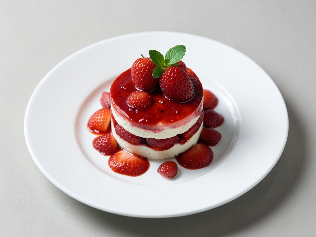 Parfait di fragole senza zucchero