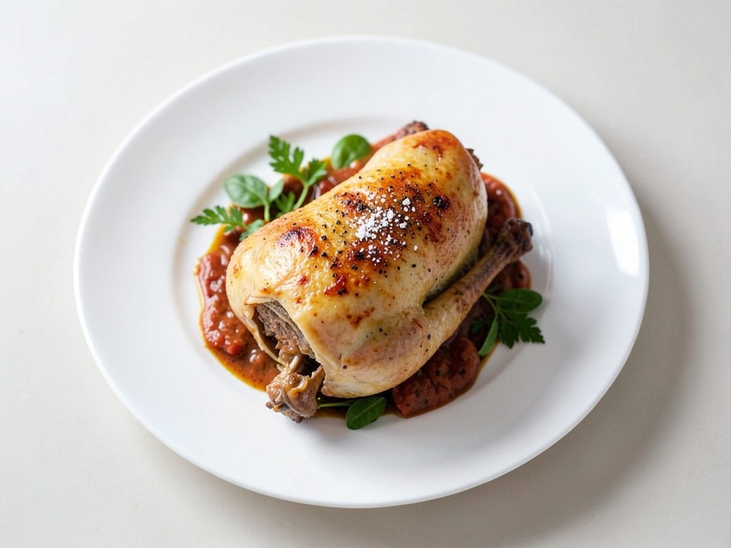 Poulet croustillant aux marrons