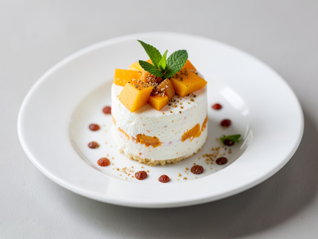 Mousse tropicale al mango e cocco