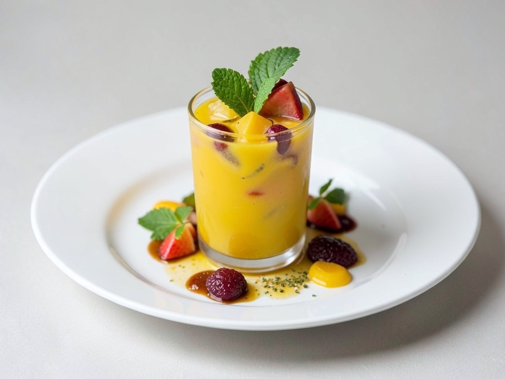 Exotischer Fruchtdrink
