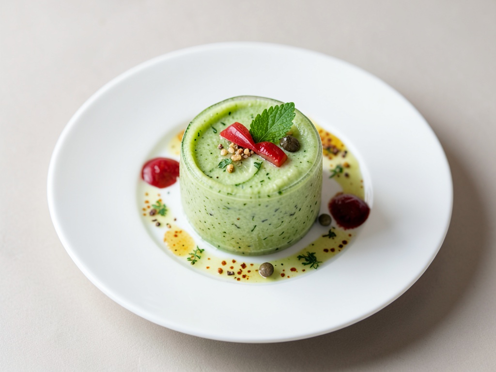 Fruchtiger exotischer Gurken-Smoothie